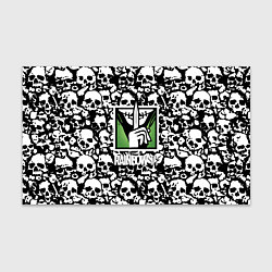 Бумага для упаковки Rainbow six pattern skull