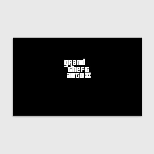 Бумага для упаковки GTA3 logo / 3D-принт – фото 1