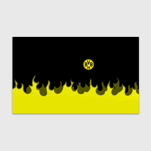 Бумага для упаковки Borussia fire fc / 3D-принт – фото 1