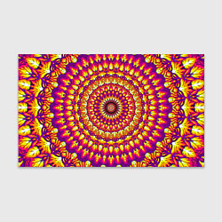 Бумага для упаковки Мандала пурпурного пламени, цвет: 3D-принт