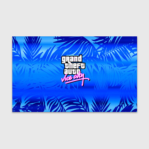 Бумага для упаковки GTA vice city тропики / 3D-принт – фото 1
