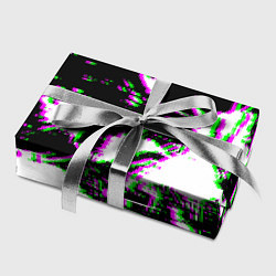 Бумага для упаковки Краски глитч неон, цвет: 3D-принт — фото 2