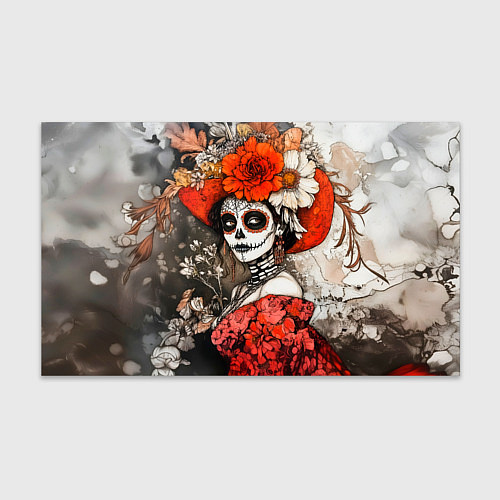 Бумага для упаковки Катрина в красном / 3D-принт – фото 1