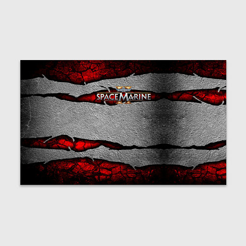 Бумага для упаковки Warhammer space marine 2 лого / 3D-принт – фото 1