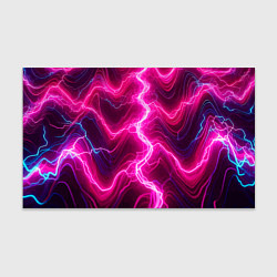 Бумага для упаковки Pink lightnings - ai art fantasy, цвет: 3D-принт