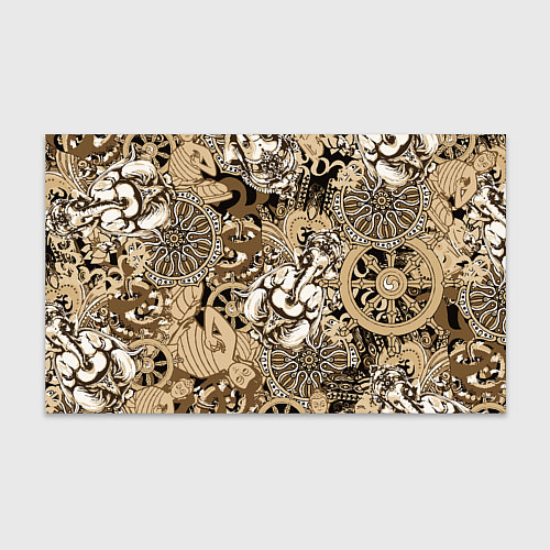 Бумага для упаковки Колесо сансары Будда и Ганеша / 3D-принт – фото 1