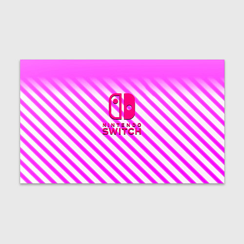 Бумага для упаковки Nintendo pink line / 3D-принт – фото 1