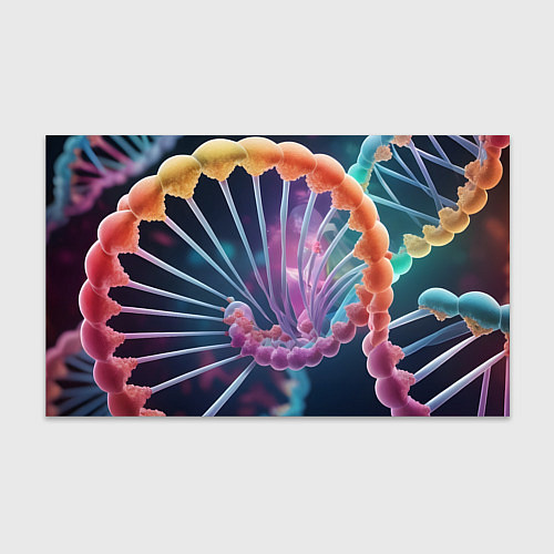 Бумага для упаковки ДНК абстракция / 3D-принт – фото 1