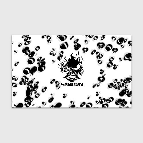 Бумага для упаковки Samurai черные краски текстура / 3D-принт – фото 1