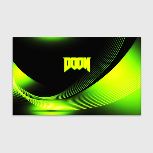 Бумага для упаковки Doom абстракция кислотная / 3D-принт – фото 1