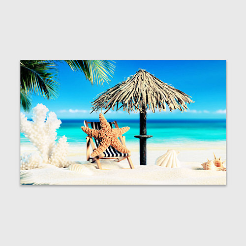 Бумага для упаковки Resort / 3D-принт – фото 1