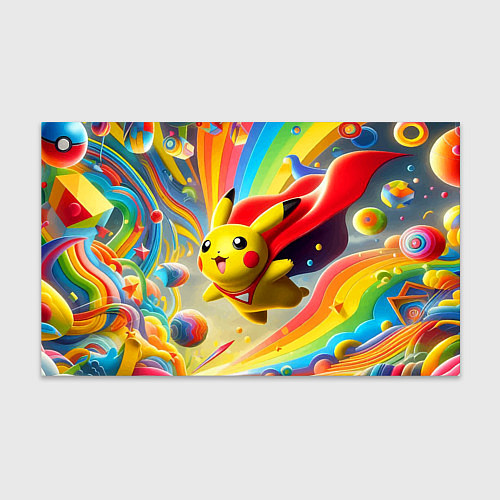 Бумага для упаковки Super Pikachu - ai art fantasy / 3D-принт – фото 1