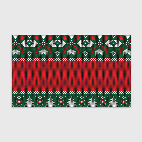 Бумага для упаковки Knitted Christmas Pattern / 3D-принт – фото 1