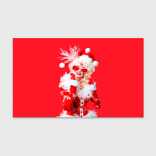 Бумага для упаковки Креативная снегурочки - высокая мода / 3D-принт – фото 1