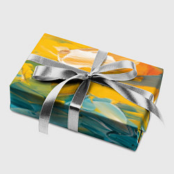 Бумага для упаковки Хаотичный цветные мазки краски, цвет: 3D-принт — фото 2