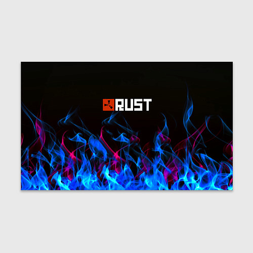 Бумага для упаковки Rust neon flame / 3D-принт – фото 1