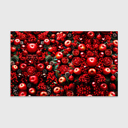 Бумага для упаковки Рождественские ягоды и фрукты, цвет: 3D-принт