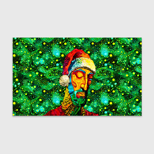 Бумага для упаковки Ded Moroz: pop-art-brut-nouveau pointillism / 3D-принт – фото 1