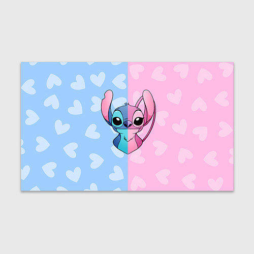 Бумага для упаковки Стич и Ангел / 3D-принт – фото 1