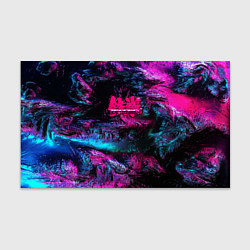 Бумага для упаковки Tekken neon colors, цвет: 3D-принт