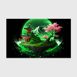 Бумага для упаковки Green nature Japan, цвет: 3D-принт
