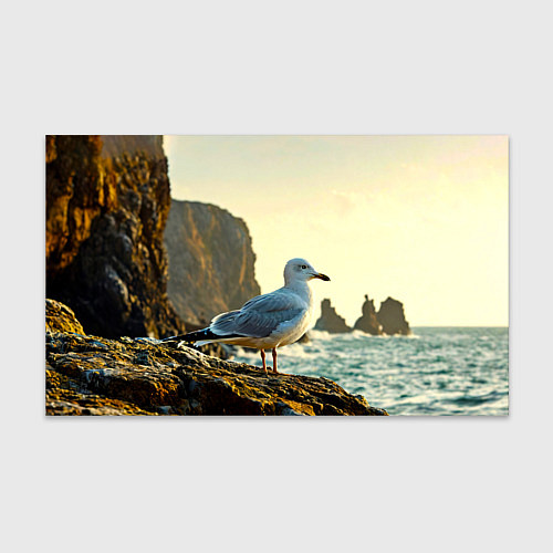 Бумага для упаковки Морская чайка / 3D-принт – фото 1