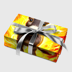 Бумага для упаковки Ослик в огне, цвет: 3D-принт — фото 2