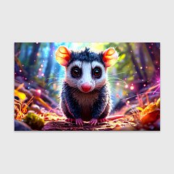 Бумага для упаковки Опоссум в лесу, цвет: 3D-принт