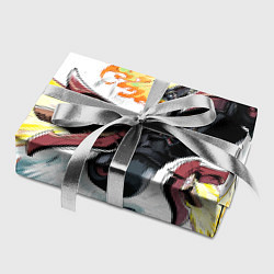 Бумага для упаковки Genshin Impact Мавуика на мотоцикле, цвет: 3D-принт — фото 2