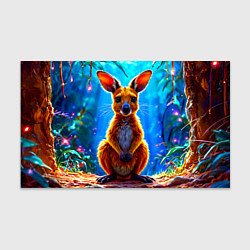 Бумага для упаковки Кенгуру в джунглях, цвет: 3D-принт