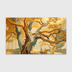 Бумага для упаковки Дерево в японском стиле, цвет: 3D-принт