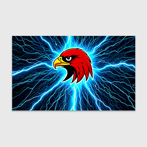 Бумага для упаковки Атланта Хокс в разрядах молнии / 3D-принт – фото 1