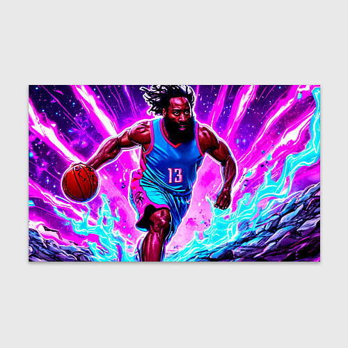 Бумага для упаковки Джеймс Харден в игре / 3D-принт – фото 1