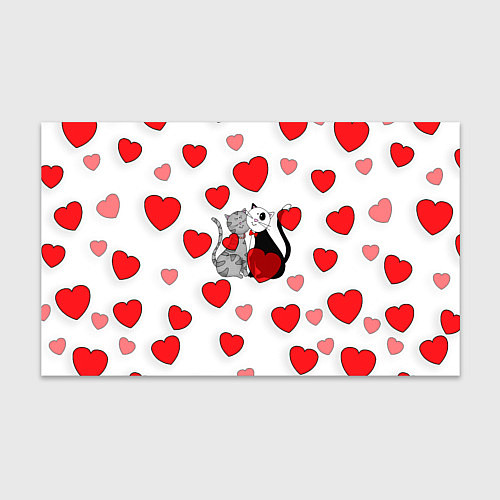 Бумага для упаковки Атмосфера любви / 3D-принт – фото 1