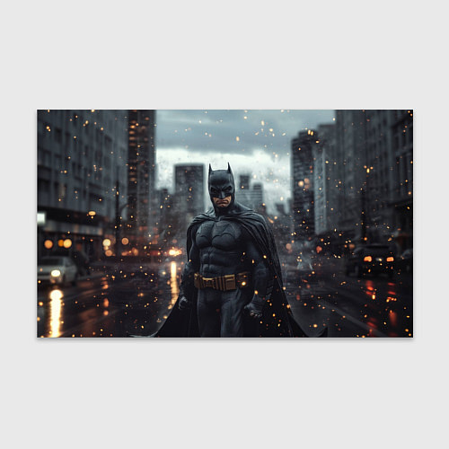 Бумага для упаковки Бэтмен в искрах / 3D-принт – фото 1