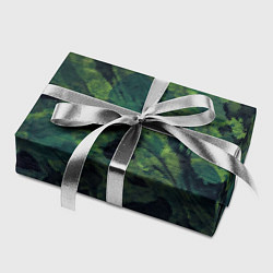 Бумага для упаковки Абстракция - green camouflage background, цвет: 3D-принт — фото 2