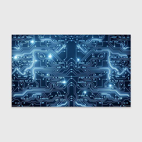 Бумага для упаковки Системная плата / 3D-принт – фото 1