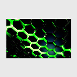 Бумага для упаковки Neon Honeycombs, цвет: 3D-принт