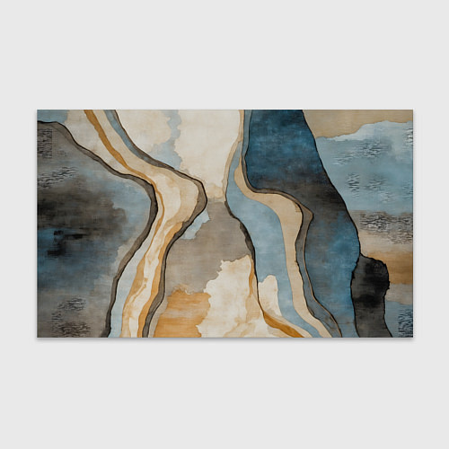 Бумага для упаковки Абстракция с песком и водой / 3D-принт – фото 1