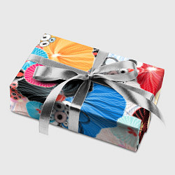 Бумага для упаковки Цветы - абстрактные узоры, цвет: 3D-принт — фото 2