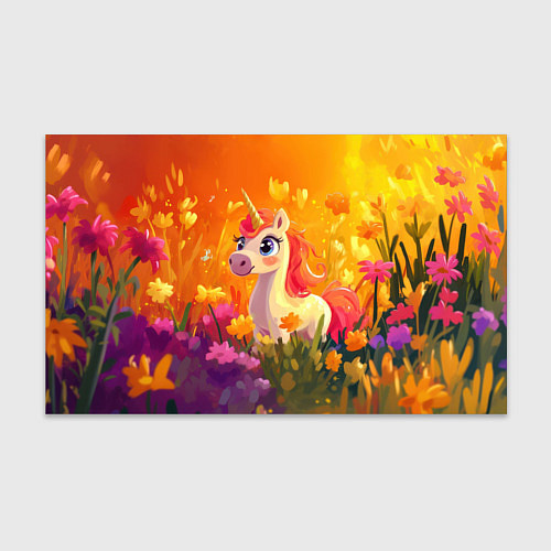 Бумага для упаковки Милая енинорожка / 3D-принт – фото 1