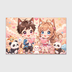 Бумага для упаковки Аниме для малышей, цвет: 3D-принт