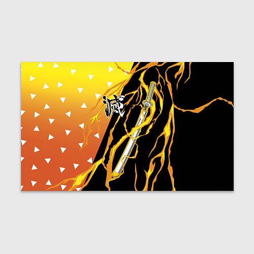 Бумага для упаковки Zenitsu Agatsuma - Kisatsutai / 3D-принт – фото 1