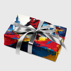 Бумага для упаковки Человек - паук и пролитая краска, цвет: 3D-принт — фото 2