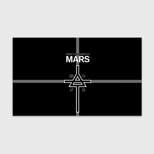 Бумага для упаковки 30 Seconds to Mars - poster / 3D-принт – фото 1