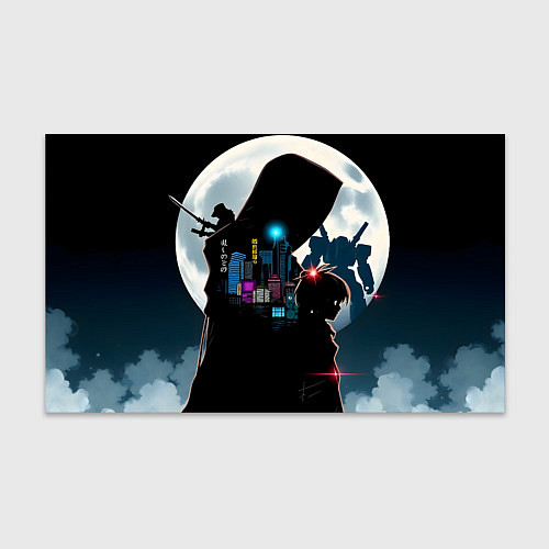 Бумага для упаковки Разные герои аниме / 3D-принт – фото 1