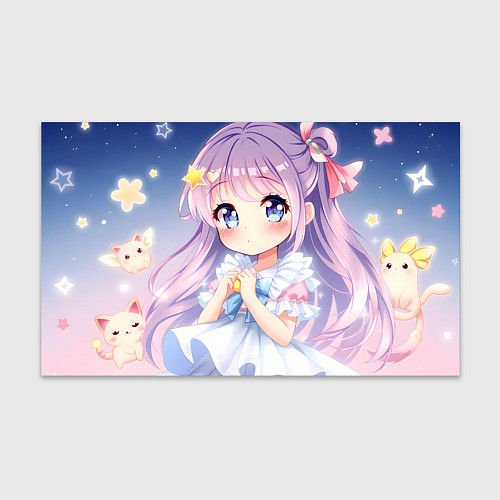 Бумага для упаковки Милое аниме / 3D-принт – фото 1