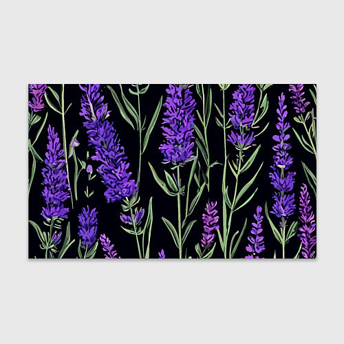 Бумага для упаковки Лаванда винтажный узор / 3D-принт – фото 1