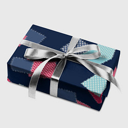 Бумага для упаковки Заплатки из ткани - оригинальный паттерн, цвет: 3D-принт — фото 2