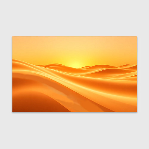 Бумага для упаковки Золотые пески / 3D-принт – фото 1